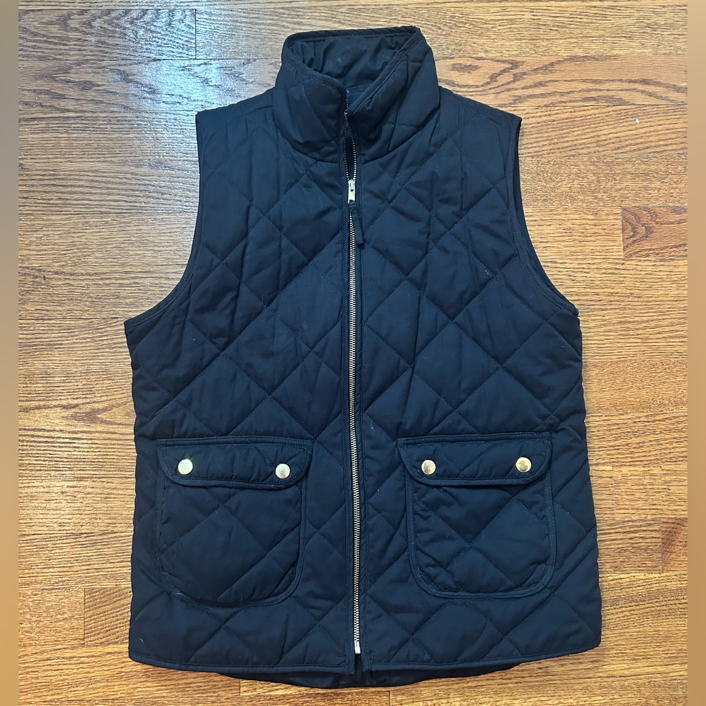 Blue Rain Quilted Vest Sleeveless Design